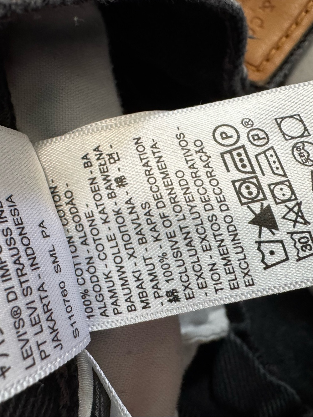 Levi's Grey Black Dad Jeans - Picture 7 of 8